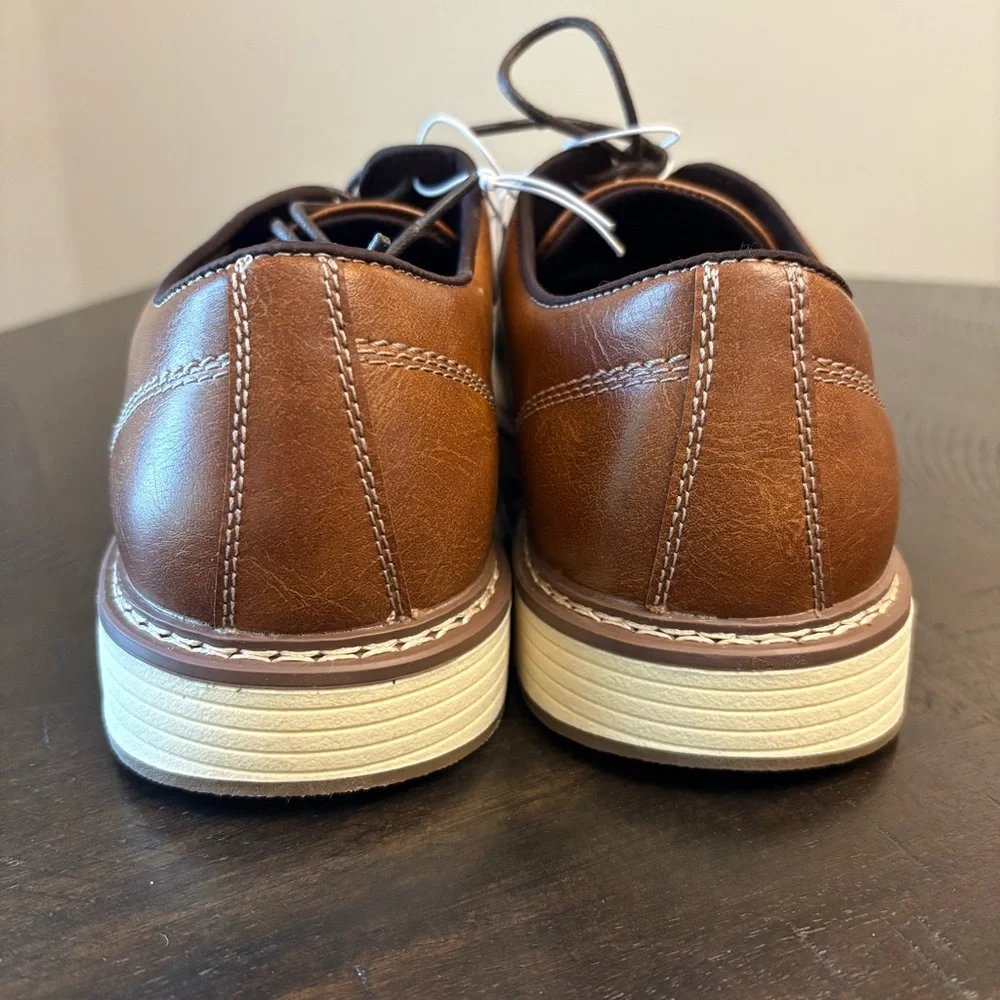 Steve Madden Brown Casual Oxford Shoes Men’s Size 10 Cognac P-Jansen